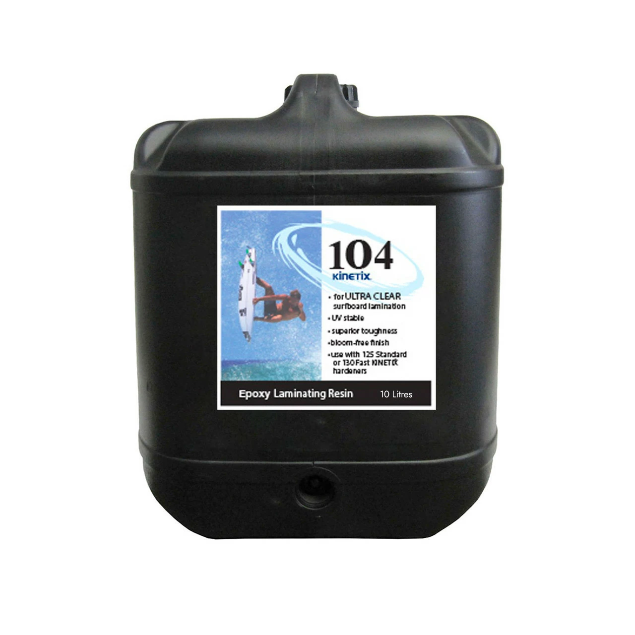 Kinetix 104 Epoxy Laminating Resin 10L: Ultra Clear 3 Kinetix 104 Epoxy Laminating Resin 10L: Ultra Clear
