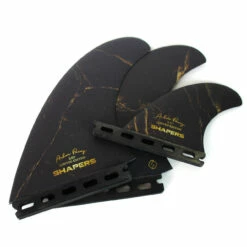 Asher Pacey 5.59" Carbon Stealth Twin Fin Set - Black Gold -Surf Sales Shop 559 asher pacey blackgold singletab 1 35525.1677565329
