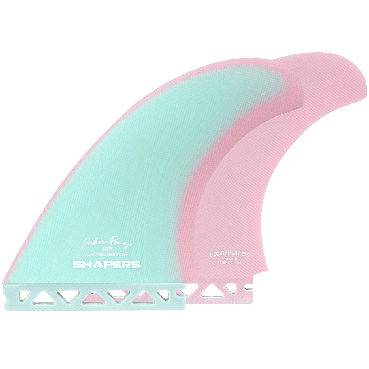 Asher Pacey 5.79" Twin Fin Set - Cotton Candy 3 Asher Pacey 5.79" Twin Fin Set - Cotton Candy