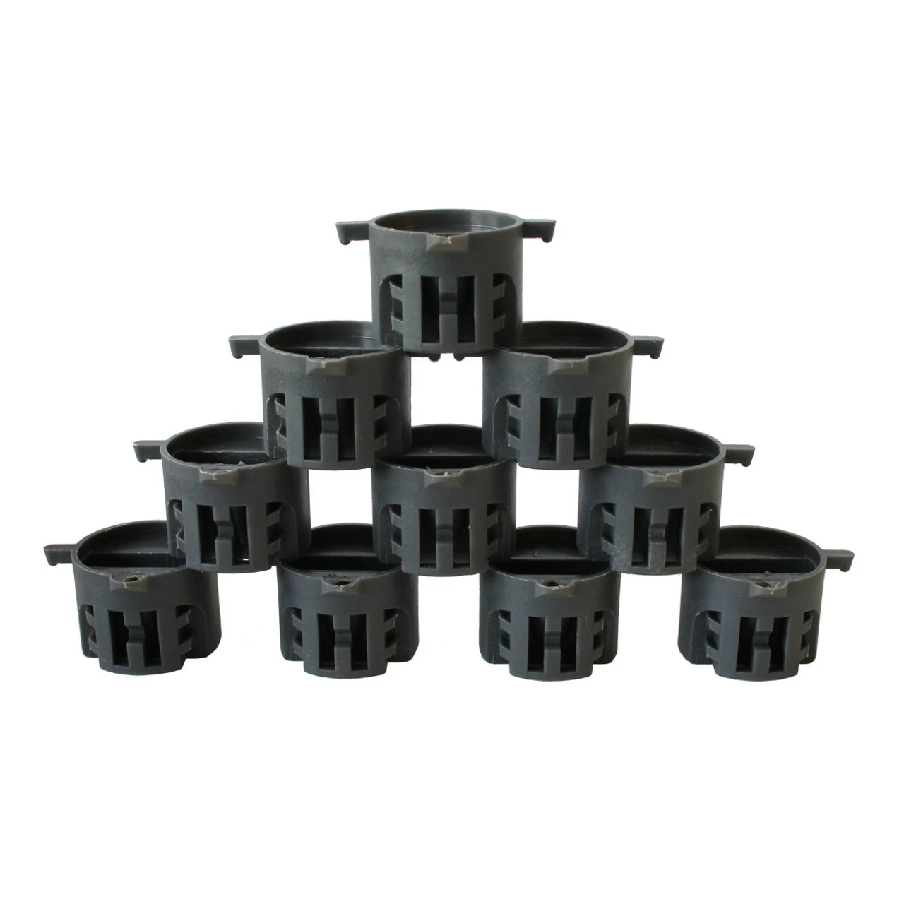 Dual Tab Fin Plug Set - Five Fin Set Grey 3 Dual Tab Fin Plug Set - Five Fin Set Grey