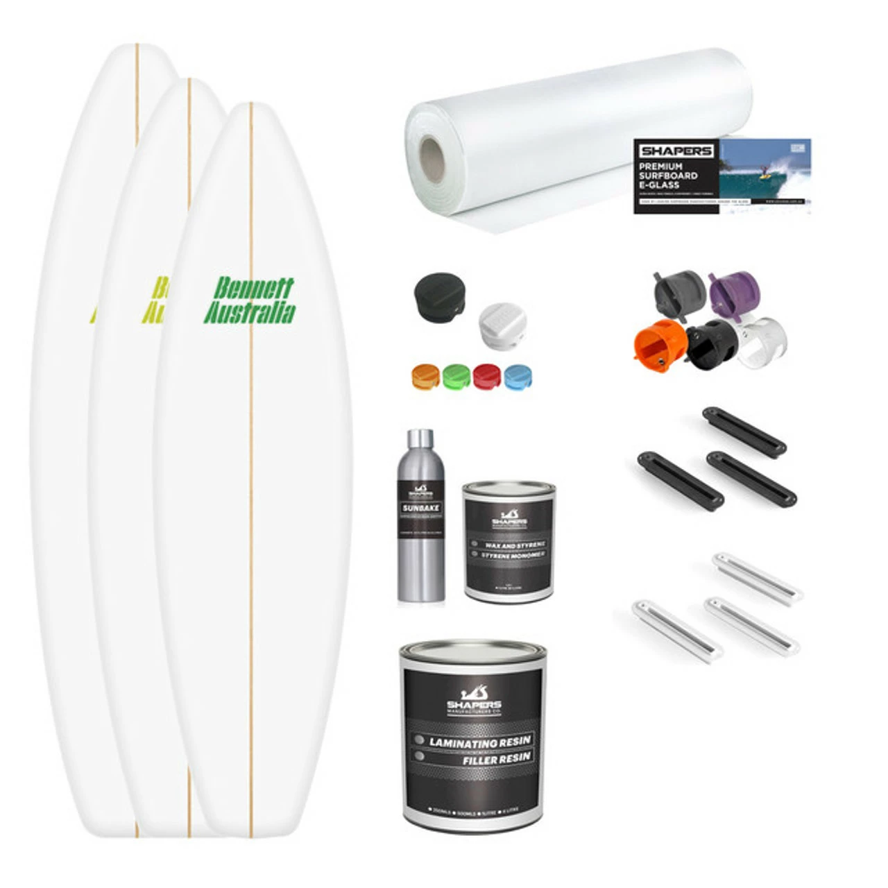 Blank And Material Kit: SHORTBOARD 3 Blank And Material Kit: SHORTBOARD