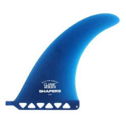 9" Classic Series Longboard Fin - Translucent Blue