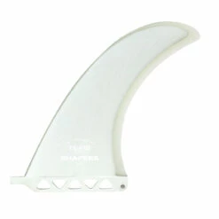 9" Flow Series Longboard Fin - White Clear