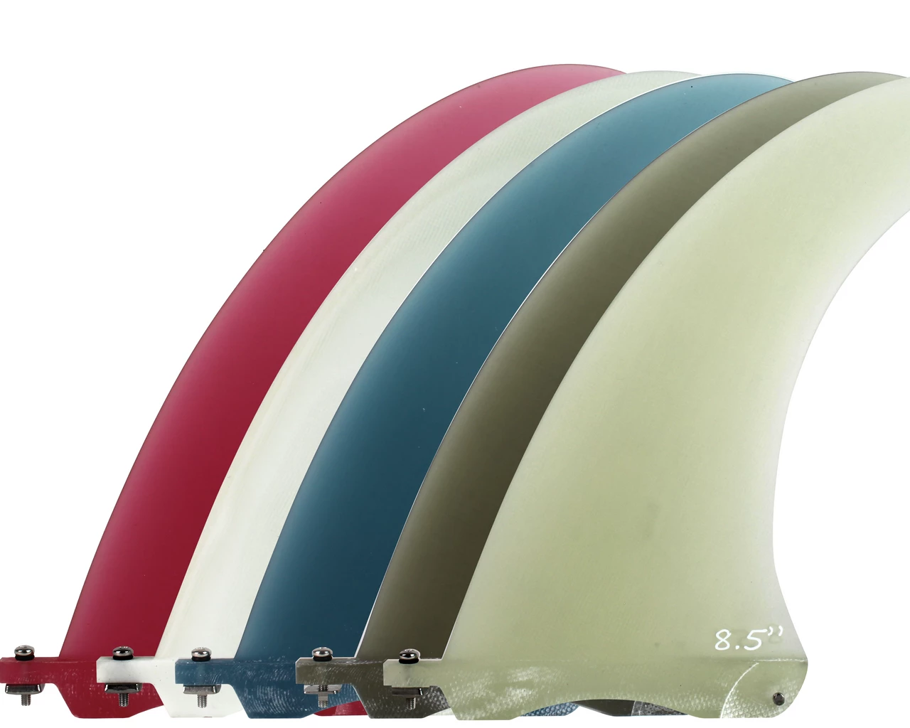 SALE: 8.5" Glass Box Fin - Translucent Smoke 4 SALE: 8.5" Glass Box Fin - Translucent Smoke - Image 2