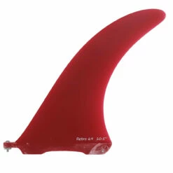 SALE: 10.5" Retro 69 Box Fin - Solid Red