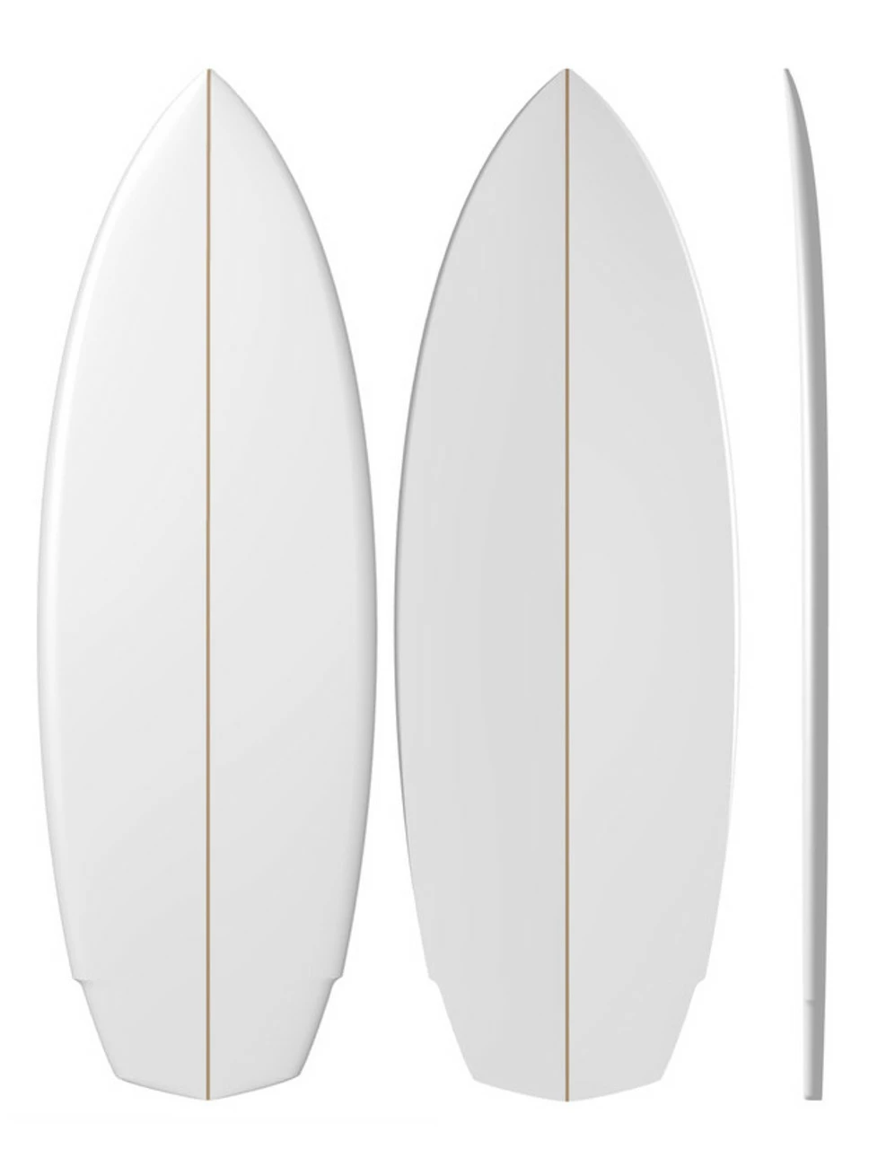 Machine Shape Blank And Material Kit: PU WAKE SURF BOARD 4 Machine Shape Blank And Material Kit: PU WAKE SURF BOARD - Image 2