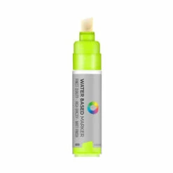 Water Based 8.0mm Chisel Tip Marker - Brilliant Yellow Green