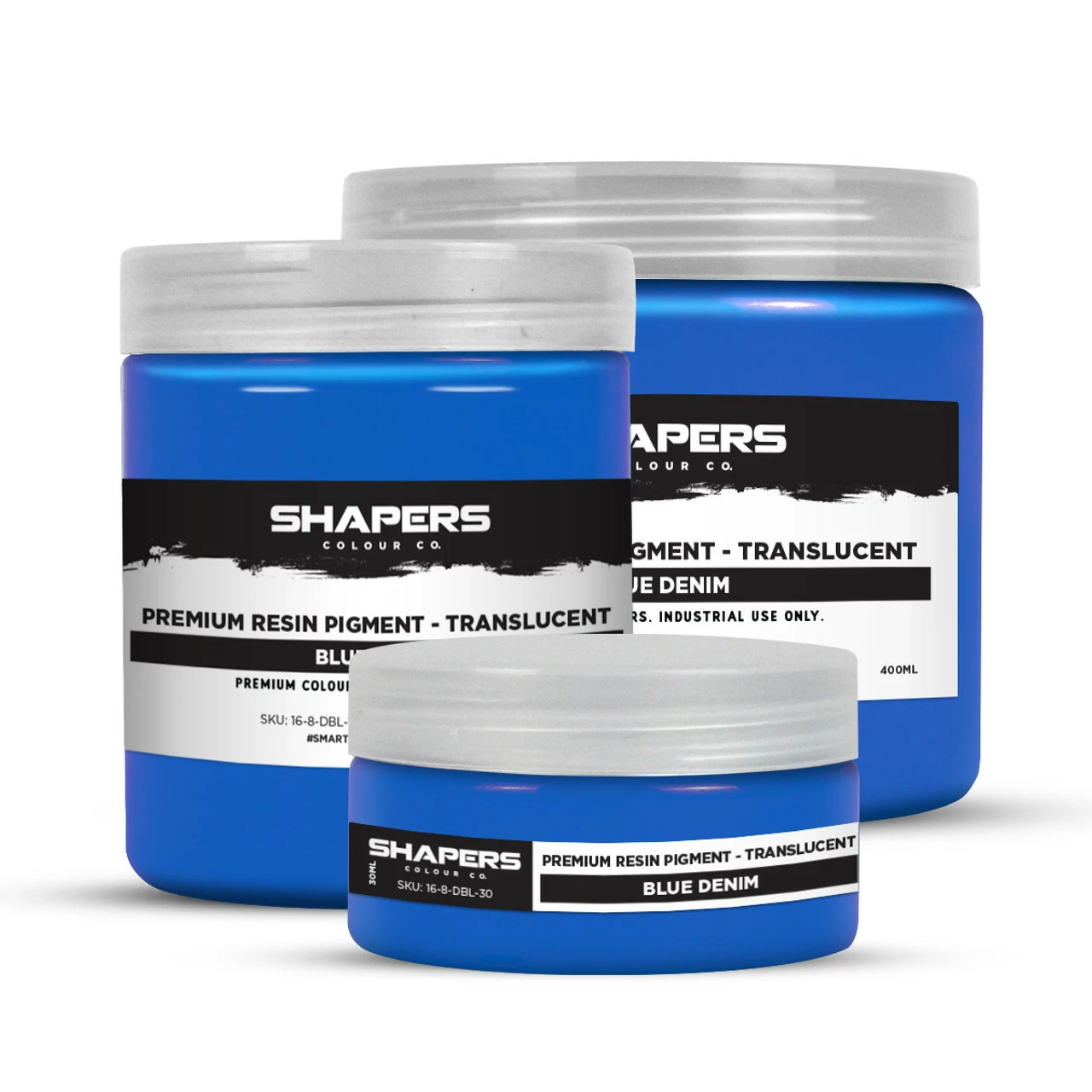 Resin Pigment - Translucent - Denim Blue 3 Resin Pigment - Translucent - Denim Blue