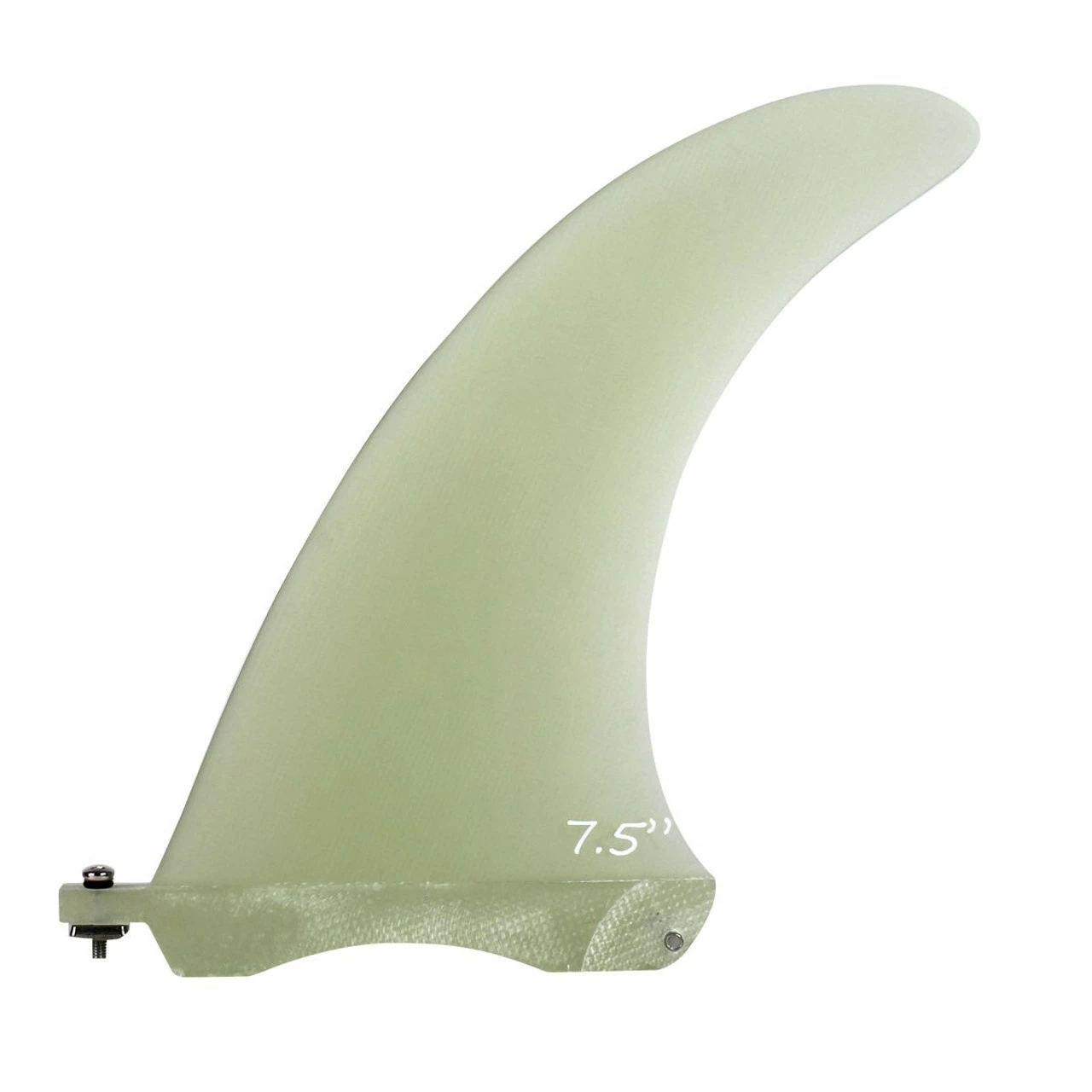 SALE: 7.5" Glass Box Fin - Translucent Natural 3 SALE: 7.5" Glass Box Fin - Translucent Natural