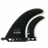 6.77" Dane Pioli Longboard Fin - Single Tab - Black Clear