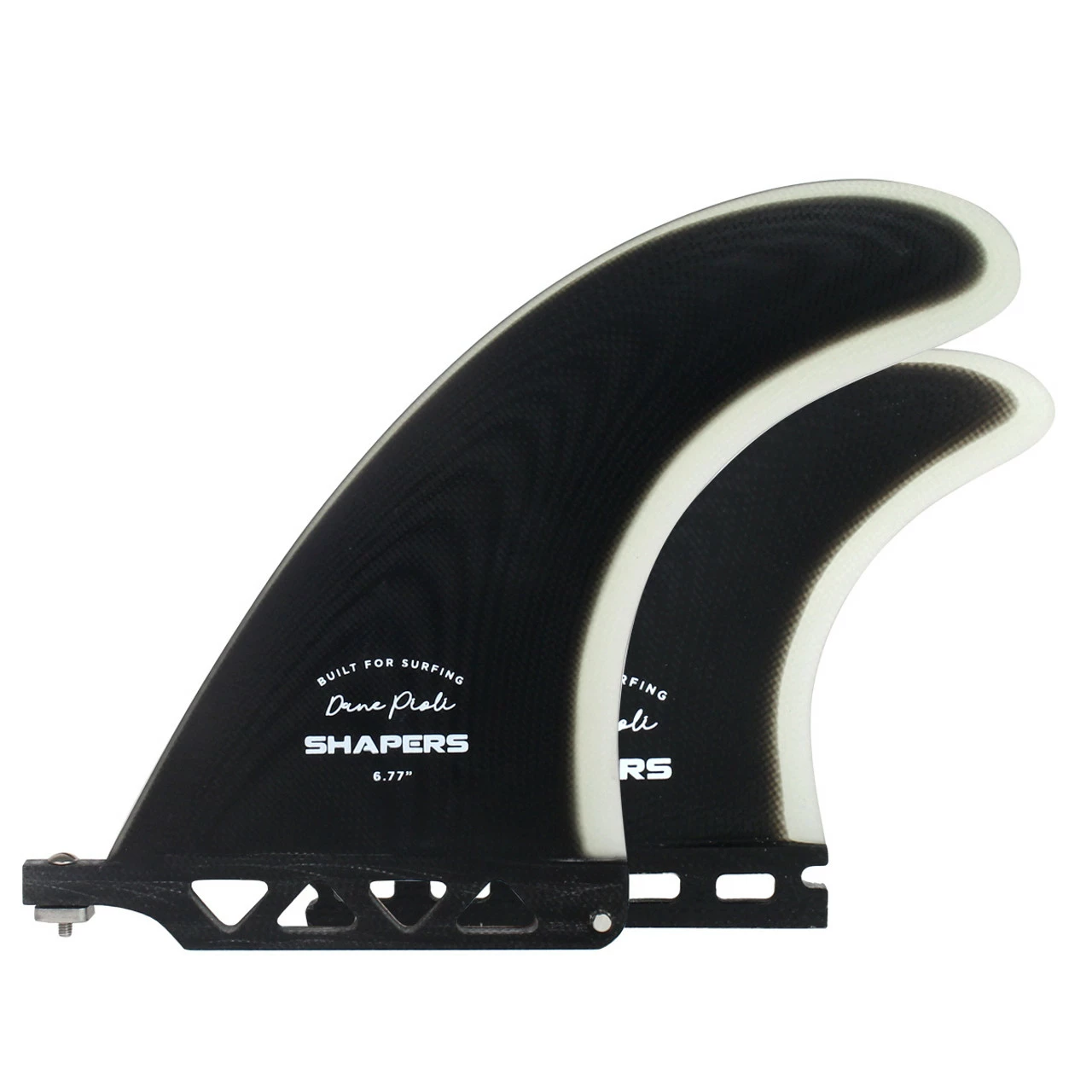 6.77" Dane Pioli Longboard Fin - Single Tab - Black Clear 3 6.77" Dane Pioli Longboard Fin - Single Tab - Black Clear