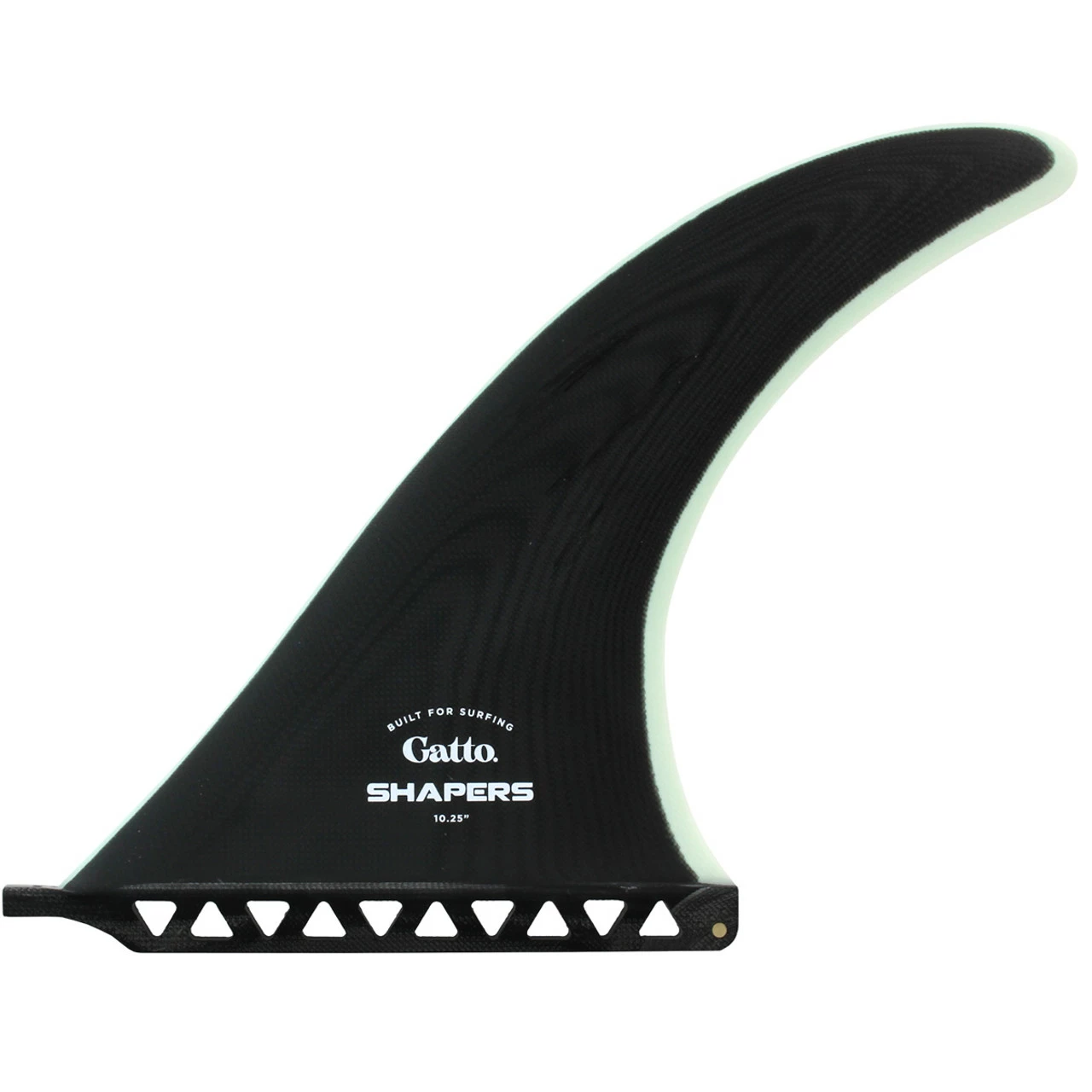 10.25" Gatto Longboard Fin - Black Mint 3 10.25" Gatto Longboard Fin - Black Mint