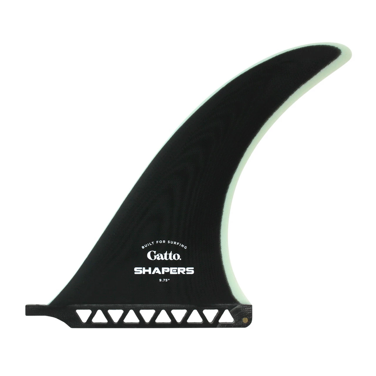 9.75" Gatto Longboard Fin - Black Mint 3 9.75" Gatto Longboard Fin - Black Mint