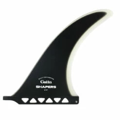 9.75" Gatto Box Fin - Black Clear