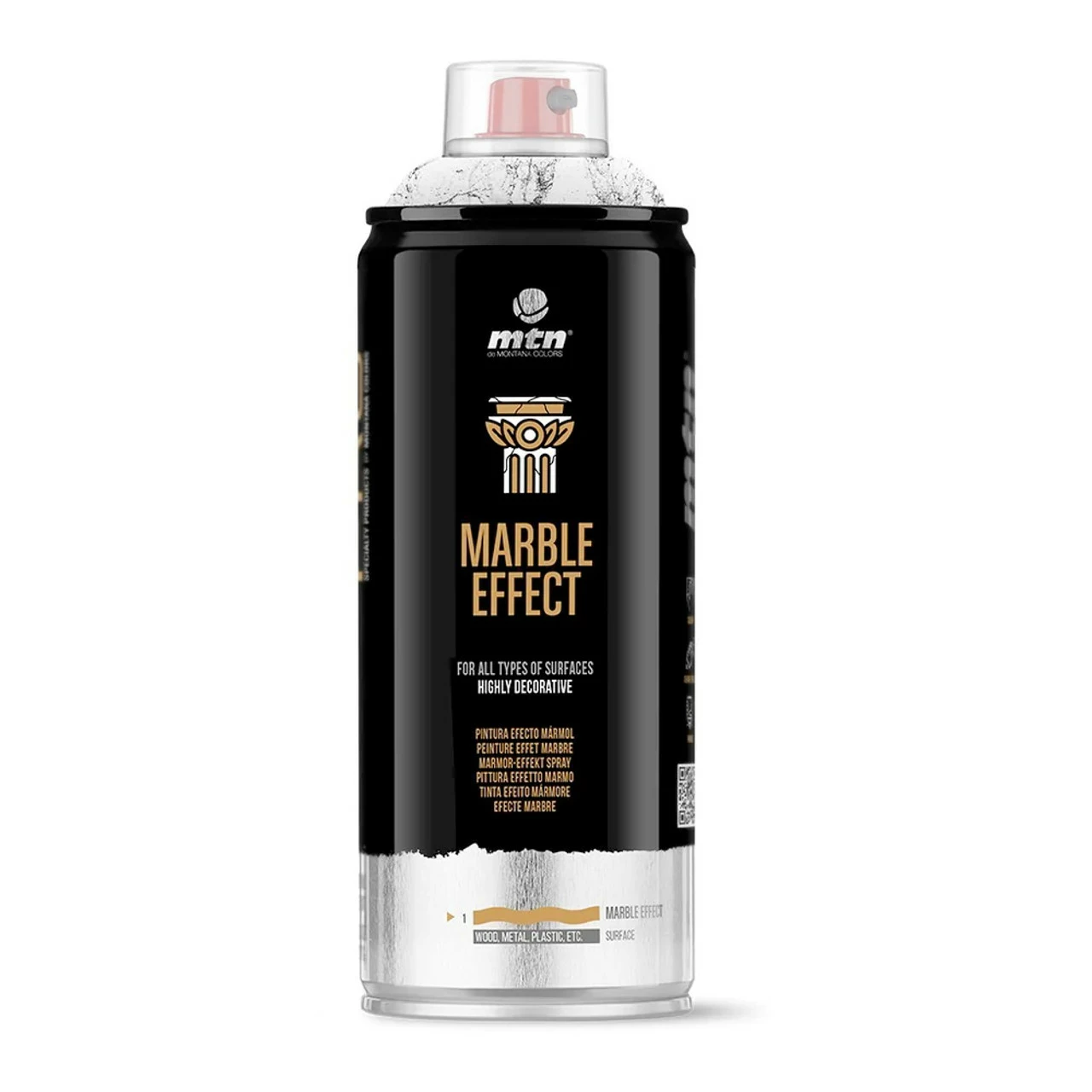 400ml Spray Paint - Marble Effect Black 3 400ml Spray Paint - Marble Effect Black