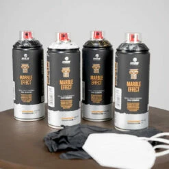 400ml Spray Paint - Marble Effect Silver -Surf Sales Shop marble 83588.1658206949