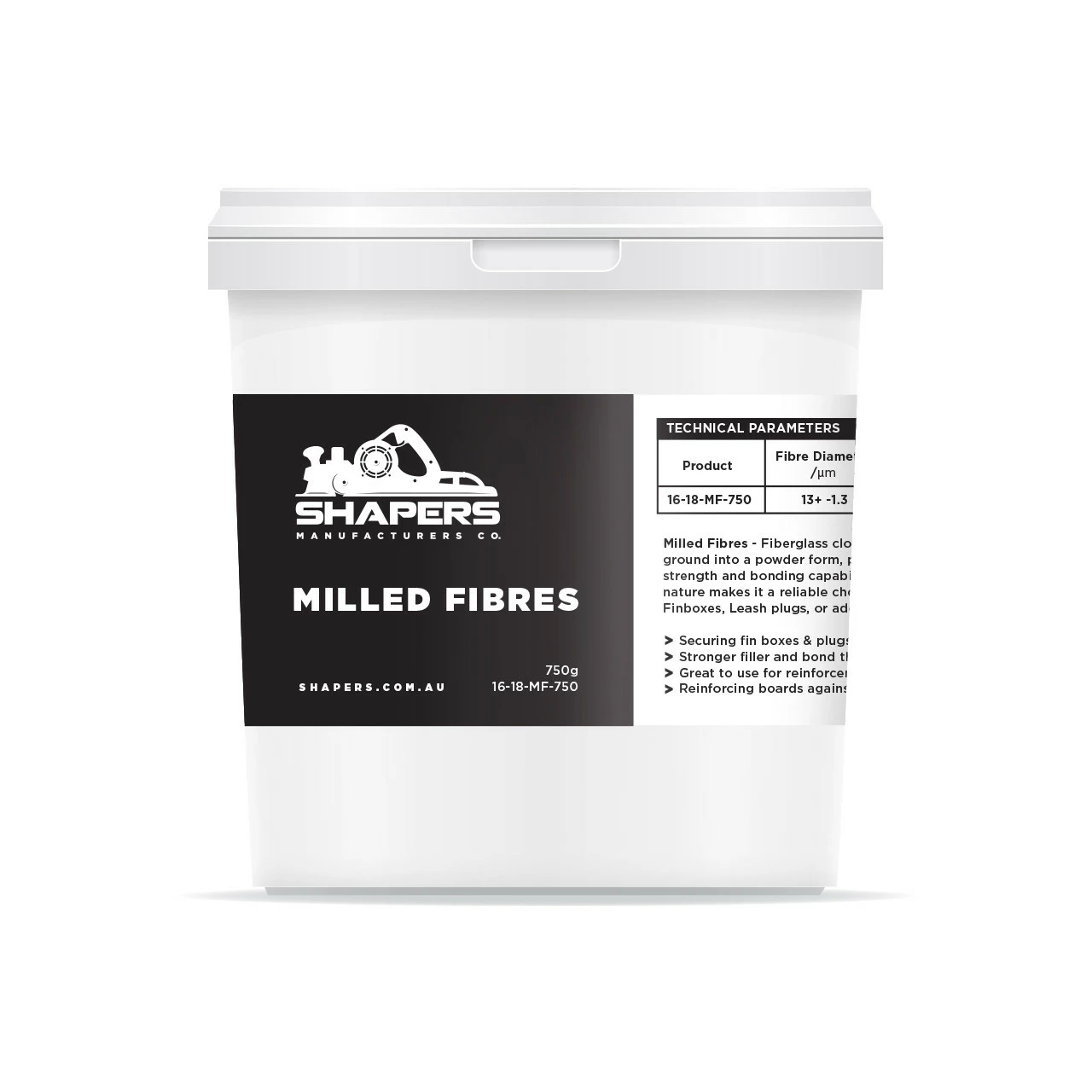 Milled Fibres - 750 Grams 3 Milled Fibres - 750 Grams
