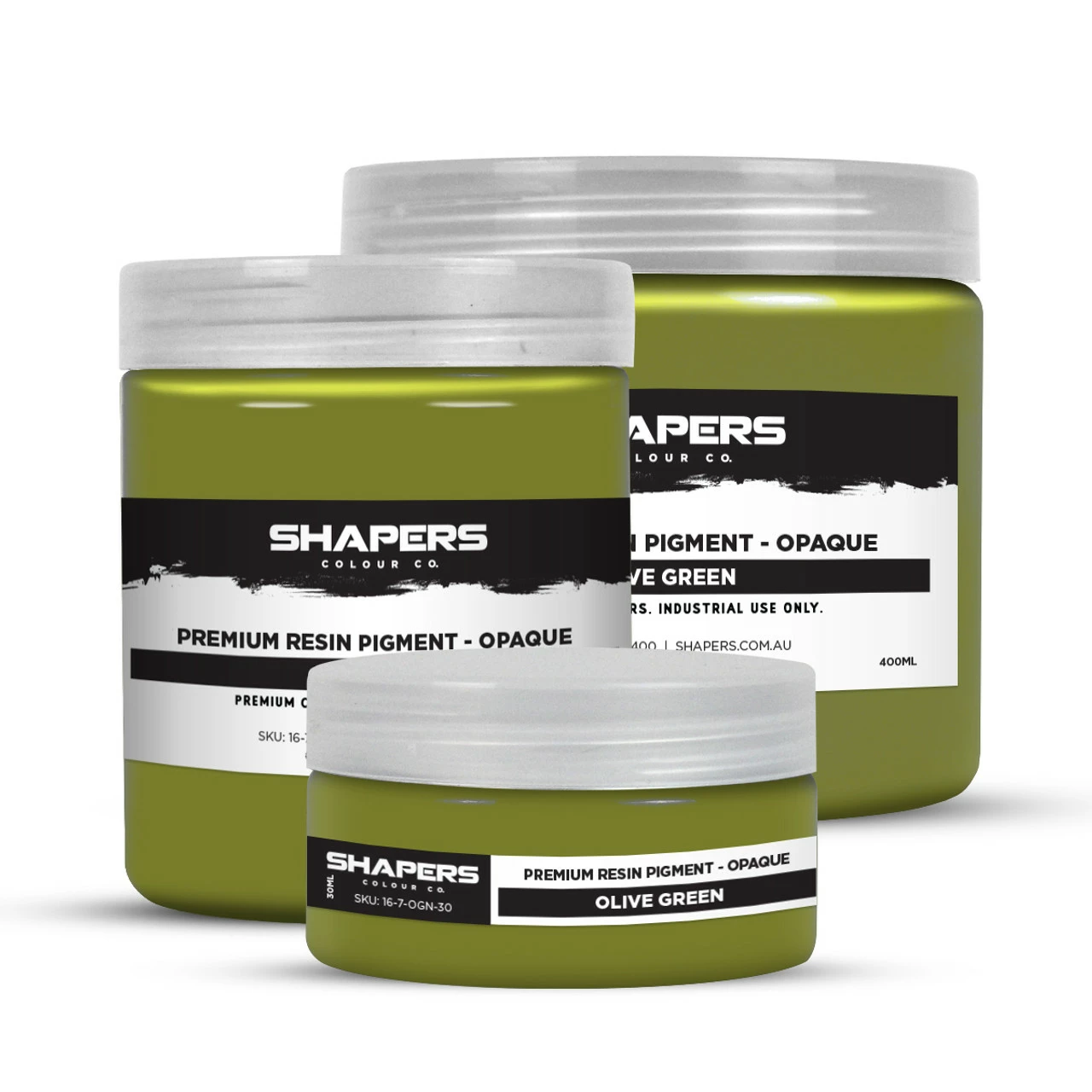 Resin Pigment - Opaque - Olive Green 3 Resin Pigment - Opaque - Olive Green