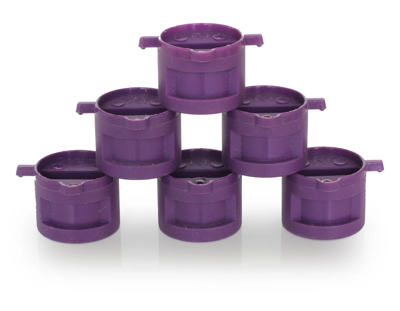 Dual Tab Fin Plug Set - Five Fin Set Purple 4 Dual Tab Fin Plug Set - Five Fin Set Purple - Image 2