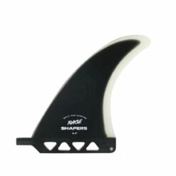 6.5" Rage Series Longboard Fin - Black Clear