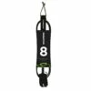 8ft Regular Leash - Black 2 8ft Regular Leash - Black -Surf Sales Shop shapers leash 8reg bk 99955 16378.1525413736
