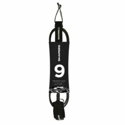 9Ft Longboard Leash Ankle : Black