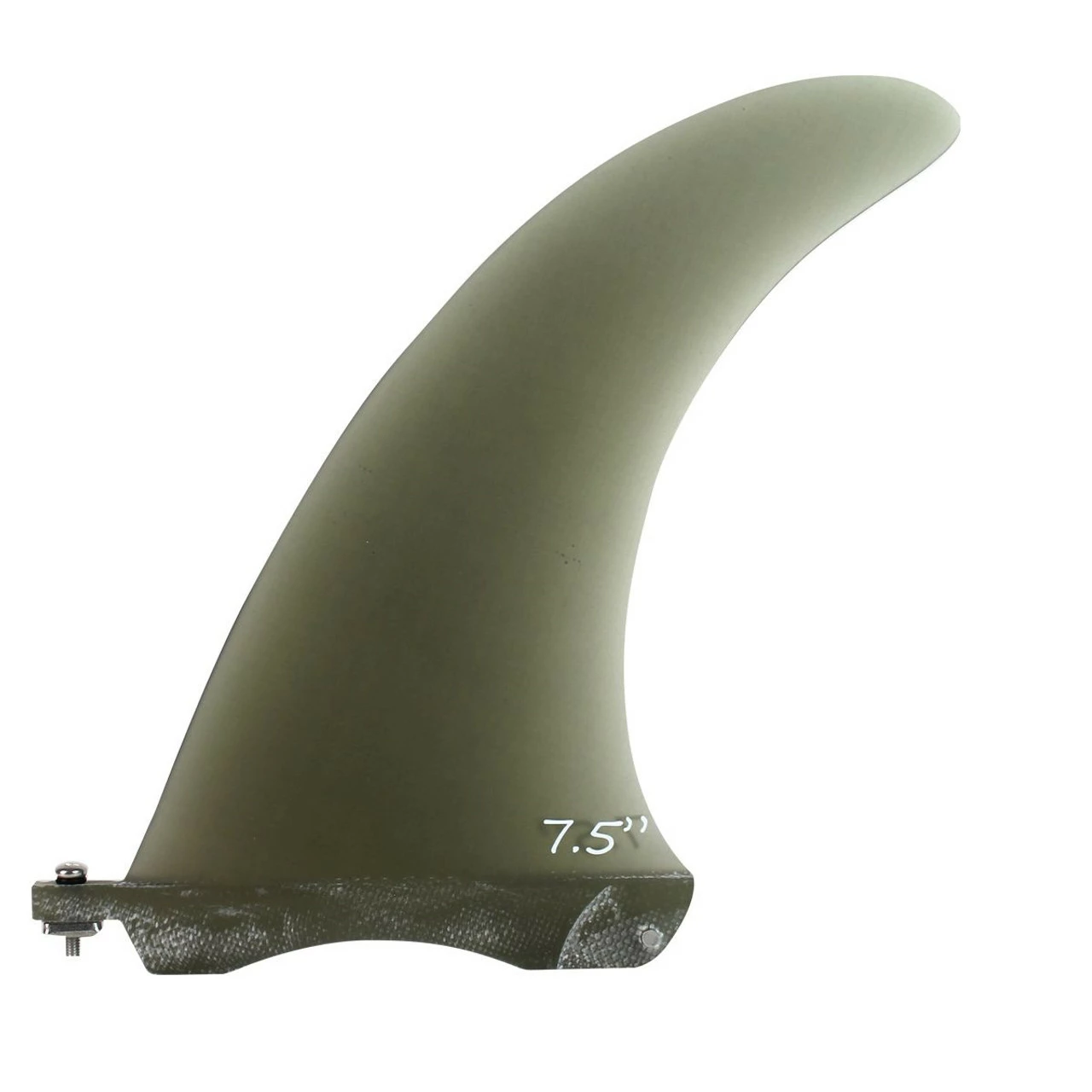 SALE: 7.5" Glass Box Fin - Translucent Smoke 3 SALE: 7.5" Glass Box Fin - Translucent Smoke