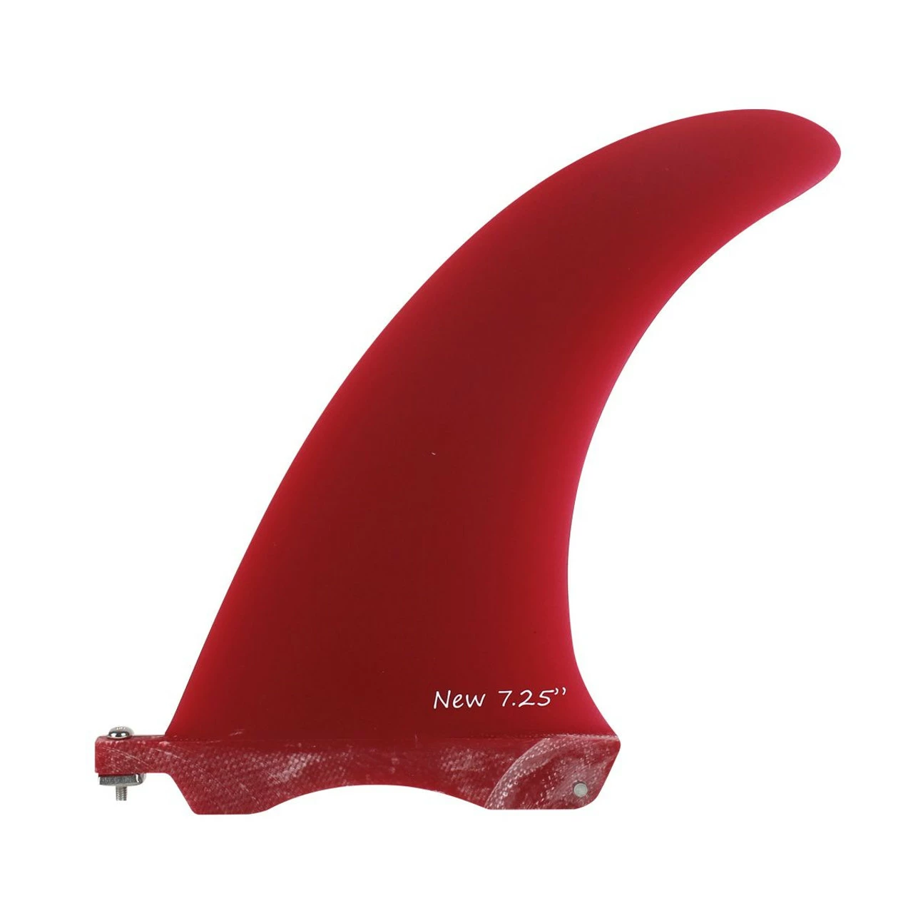 SALE: 7.25" New Box Fin - Solid Red 3 SALE: 7.25" New Box Fin - Solid Red