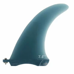 SALE: 7.5" Glass Box Fin - Translucent Ocean